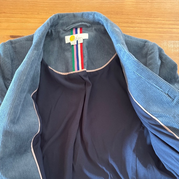 Boden, Light Blue Corduroy Blazer, Women's, UK 8R - Picture 3 of 14